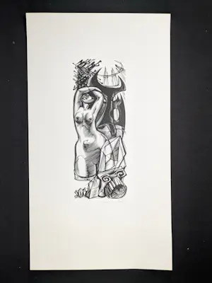 Gerard Gaudaen - de zeven kunsten - map met 7 houtgravures kopen? Bied vanaf 190!