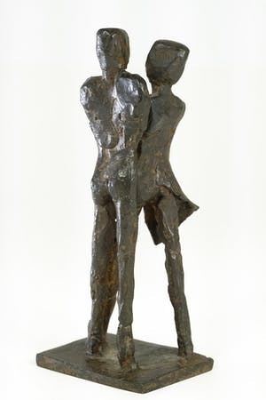 Renee van Leusden - Bronzen beeld van man en vrouw kopen? Bied vanaf 1!