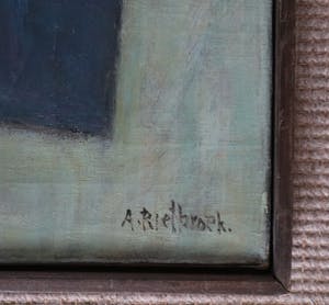 Aart Rietbroek - Abstractie van een stilleven kopen? Bied vanaf 225!