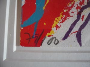 Jan Cremer - Litho, Z.T kopen? Bied vanaf 110!