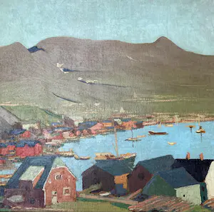Franck Morse Rummel - Vissershaven aan de poolcirkel (Arctic landscape) kopen? Bied vanaf 89!