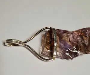 Nieuwe zilveren hanger met mystieke Amethist kopen? Bied vanaf 75!