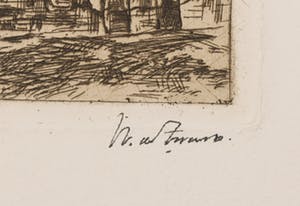 Willem de Zwart - Ets, Vijver bij Lage Vuursche kopen? Bied vanaf 20!