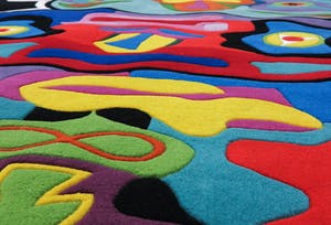 Roja Ting - Scheerwollen (wand)kleed, Three Faces (Zeer groot) kopen? Bied vanaf 500!