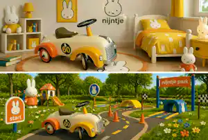 Dick Bruna - LIMITED EDITION - Loopauto Nijntje 60 jaar (zo goed als nieuw) verkauft für € 110!