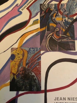 Jean Nies - Vrijheid in beweging - Olie op canvas - 190x140 cm - 1996 kopen? Bied vanaf 700!