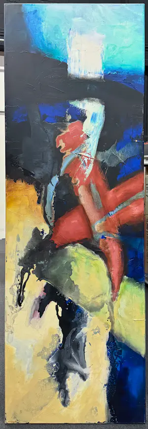 Hans Vanhorck - Olieverf, The Structure Beneath - Tweeluik (Zeer Groot) kopen? Bied vanaf 200!