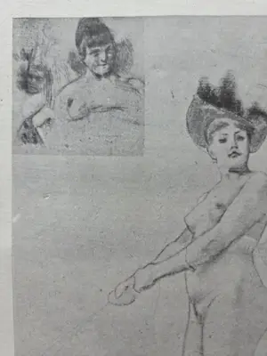 Felicien Rops - Etude pour la Pornocrates. 1905. kaufen? Bieten Sie von 89!
