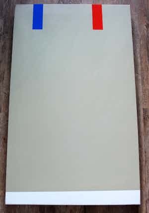 Hannes van Es - acryl op doek: geometrische compositie verkocht voor € 299!