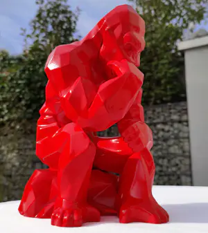 Richard Orlinski - THINKING KONG / KONG PENSEUR – Skulptur kopen? Bied vanaf 320!