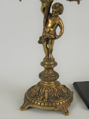 Curiosa - Koperen kaarsenstandaard kan evt. electrisch kopen? Bied vanaf 1!