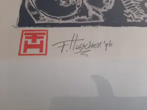 Frank Hulscher - Litho, Brainstorm. kopen? Bied vanaf 40!