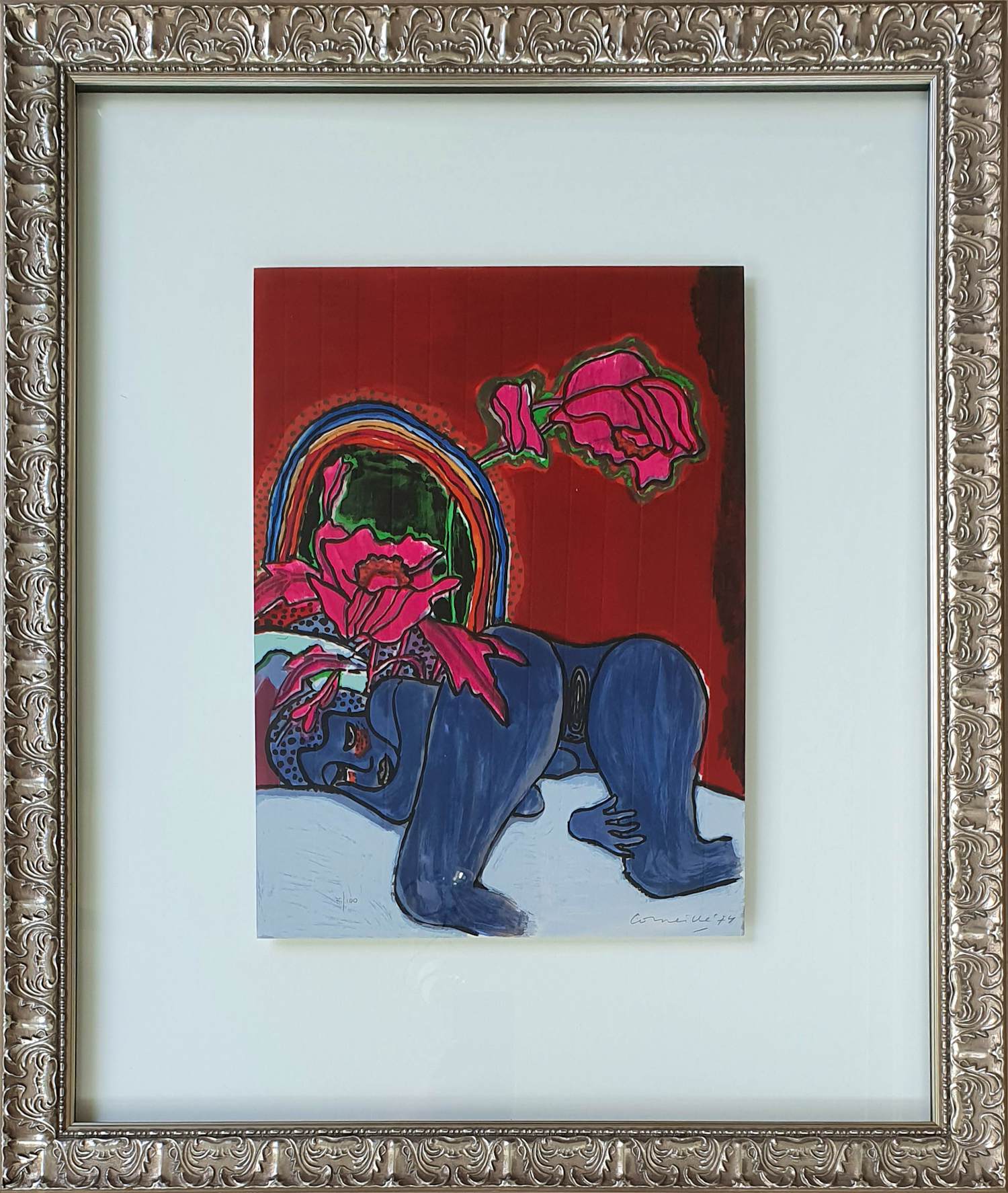 Corneille - Litho 1974 - Nieuw ingelijst kopen? Bied vanaf 395!