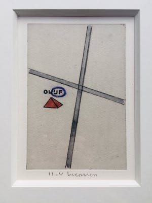 Reinier Lucassen - ets met aquarel ‘Olijf’ - oplage II-V - ingelijst. kopen? Bied vanaf 165!