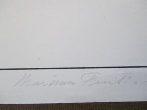 Marinus Fuit - Litho "Uitgespaarde vorm scheepsroer" kopen? Bied vanaf 45!