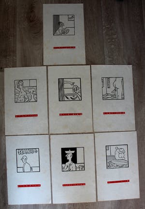 Tom Thijsse - 7 linosneden: de 7 hoofdzonden kopen? Bied vanaf 10!