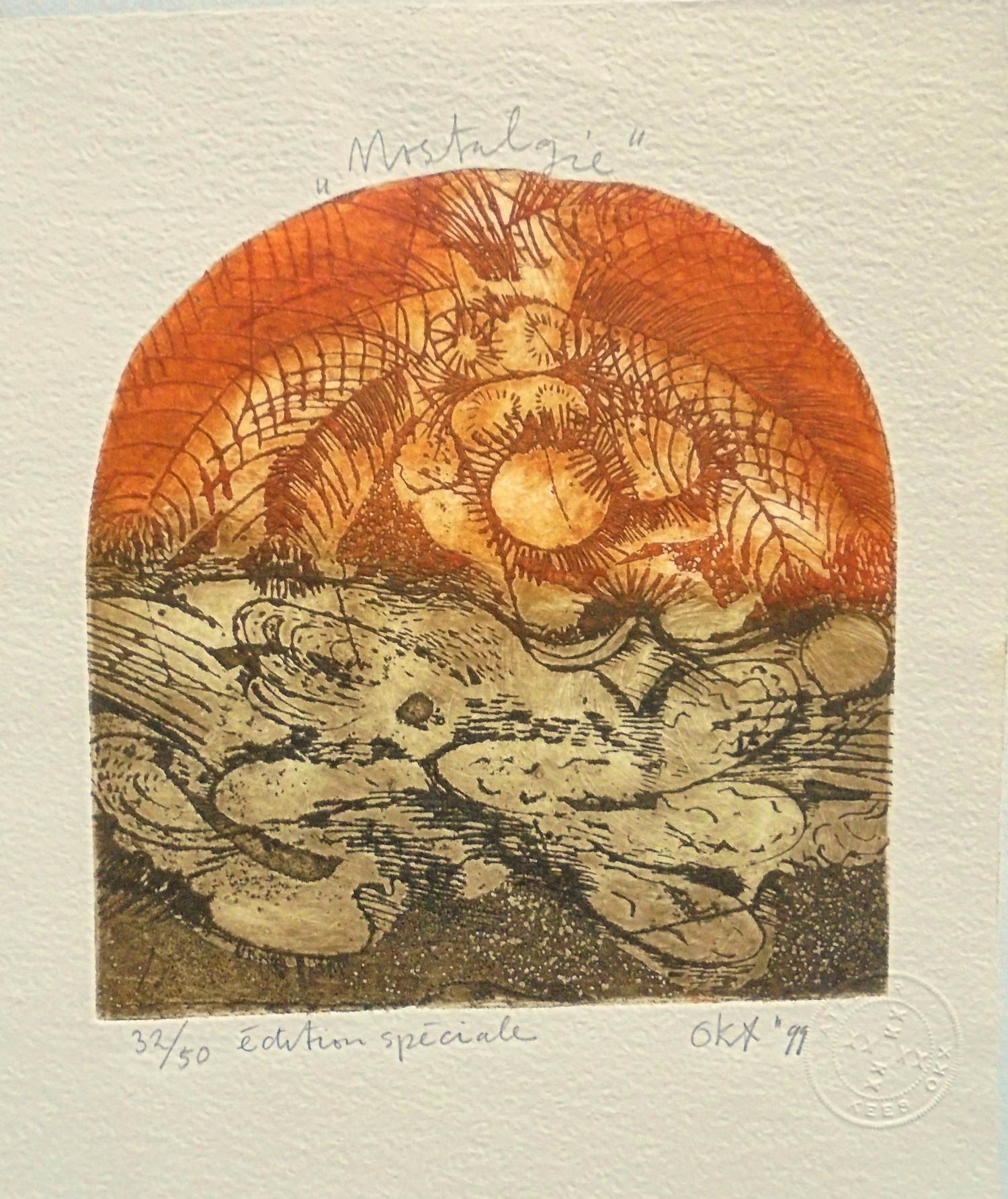 Kees Okx - Nostalgie. Kleurrijke kleurenets. Édition spéciale! kopen? Bied vanaf 75!