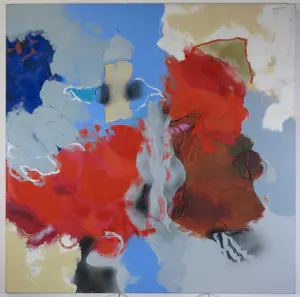 Henk van Vessem - Acryl op doek, Gewaad van een ongekende dag (Groot) kopen? Bied vanaf 350!