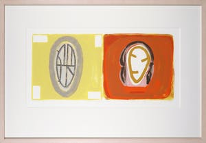 Piet Warffemius - Litho, Schuilen in m'n hooofd - Ingelijst kopen? Bied vanaf 70!