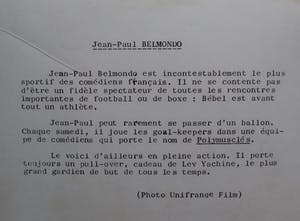 Niet of onleesbaar gesigneerd - Jean Paul Belmondo kopen? Bied vanaf 10!