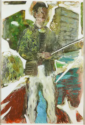 Aart Houtman - Gemengde techniek op papier, Zonder titel - Ingelijst kopen? Bied vanaf 50!