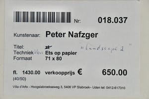 Peter Nafzger - Landschap 1 kopen? Bied vanaf 1!