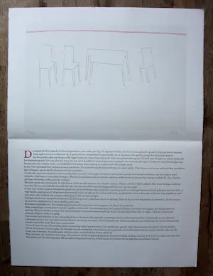 Klaas Gubbels - zeefdruk + tekstblad - 1981 kopen? Bied vanaf 90!