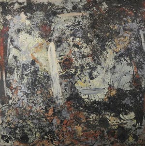 Lex de Bruijn - Gemengde techniek op paneel, Tijdloos geboorte = dood III (Zeer Groot) kopen? Bied vanaf 1!