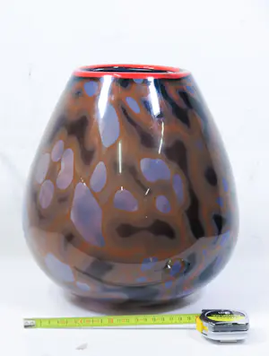 Buy Peter Bremers - Zware glazen vaas, Mara lava 1996? Bid from 200!