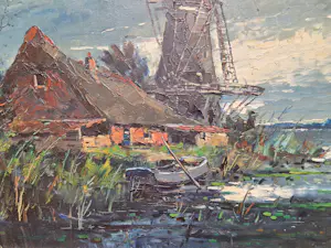Clement van Vlaardingen - Hollands Polderlandschap kopen? Bied vanaf 125!