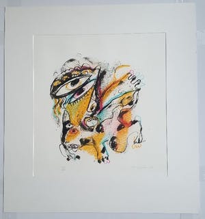 Henk Vierveijzer - zeefdruk met beperkte oplage kopen? Bied vanaf 25!