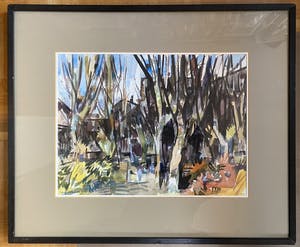 Frans Hollaardt - Een boslandschap kopen? Bied vanaf 65!