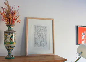 Jan Schoonhoven - "T86-74" Tekening in Oost-Indische inkt kopen? Bied vanaf 2500!