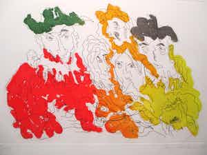 Jan Sierhuis - Ingelijste ets verkocht voor € 85!