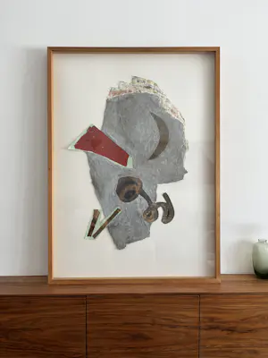 AcheterKlaus Baumgärtner - Grote collage met museale allure? Enchérissez de 495!