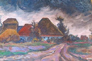 Jan Dekker - Boerderij in zwaar weer - Stijl Groninger Ploeg kopen? Bied vanaf 69!