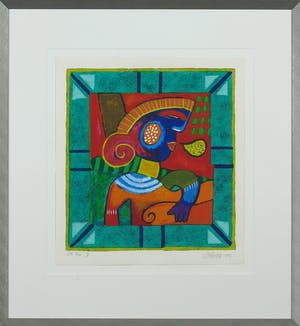 Clemens Briels - Zeefdruk, I - Ingelijst kopen? Bied vanaf 50!