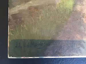 Jacobus Leonardus van der Meide - Schilderij landschap kopen? Bied vanaf 75!