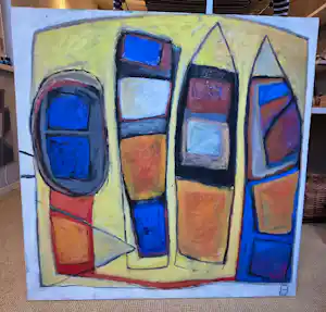 Philip Vencken - "Symbolen in evenwicht" verkocht voor € 82!