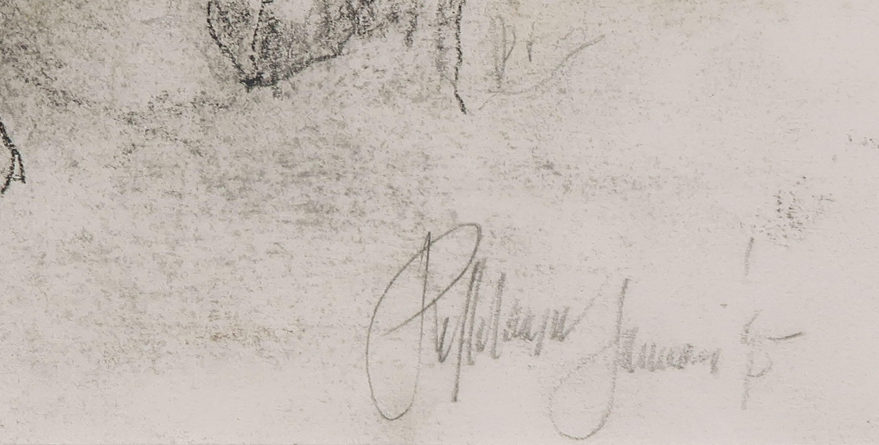 Piet Klaasse - Potlood en krijt, Varkentjes - Ingelijst kopen? Bied vanaf 100!