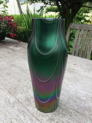 Johann Loetz Witwe - Veelkleurige topvaas kopen? Bied vanaf 200!