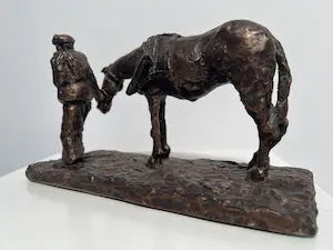 Maria Klinkenberg - Sculptuur | 'Scheepsjager Wildervank' | 1989 kopen? Bied vanaf 1!