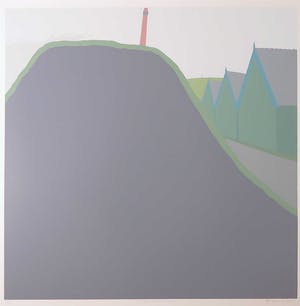 Doris Groeneveld - Zeefdruk, Springtij (Westfriese zeedijk) kopen? Bied vanaf 1!