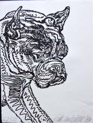 Erik Andriesse - Portret 'Igor' verkocht voor € 600!