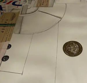 Saul Steinberg - lithografie - Galerie Maeght - met goud zegel opdruk kopen? Bied vanaf 1!