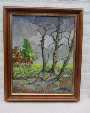 Janus Sibens - Herfstlandschap kopen? Bied vanaf 90!