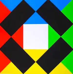 Max Bill - Kleurenzeefdruk GEOMETRIE IN KLEUR uit 1972 kaufen? Bieten Sie von 55!