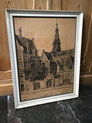 Niet of onleesbaar gesigneerd - Zuiderkerkhofpoortje kopen? Bied vanaf 1!