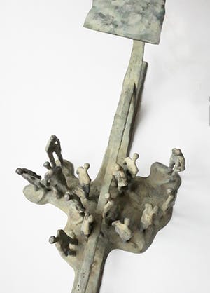 Ronald Tolman - Hommage aan Hannie Schaft, bronzen beeld (unica, zwaar en zeer groot) kopen? Bied vanaf 1850!