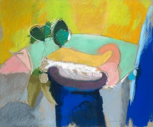 Henk van Vessem - Pastelkrijt, Zonder titel - Ingelijst kopen? Bied vanaf 1!